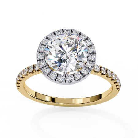 Round Lab-Grown Diamond Solitaire Ring