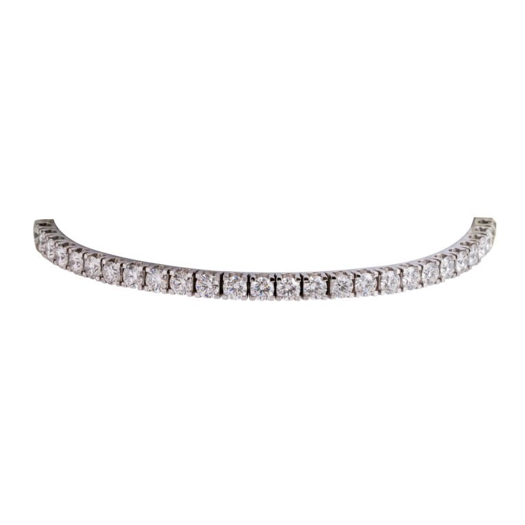Infinite Horizon – White Gold Tennis Bracelet with Lab-Grown Diamonds