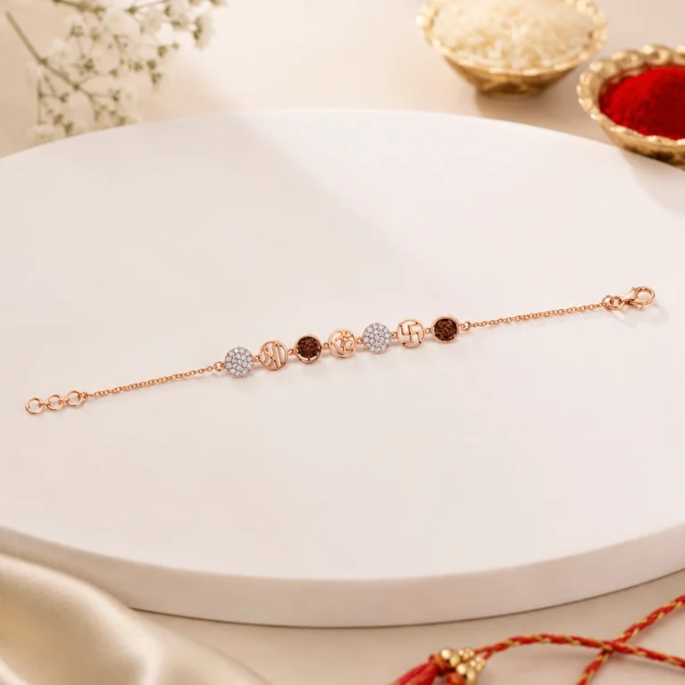 Spirit & Earth – Gold Bracelet with Mother of Pearl and Lab-Grown Diamonds